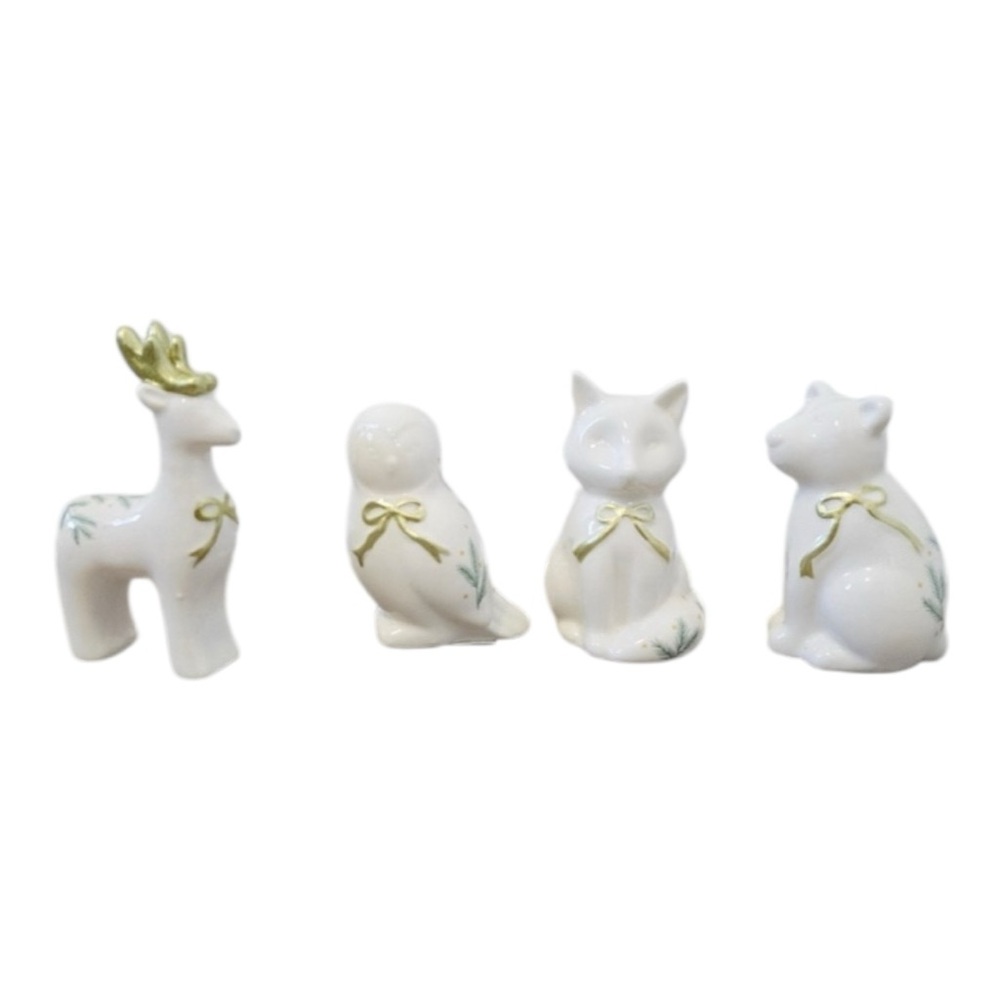 Christmas 2025 Ceramic Forest Figurines Full Set